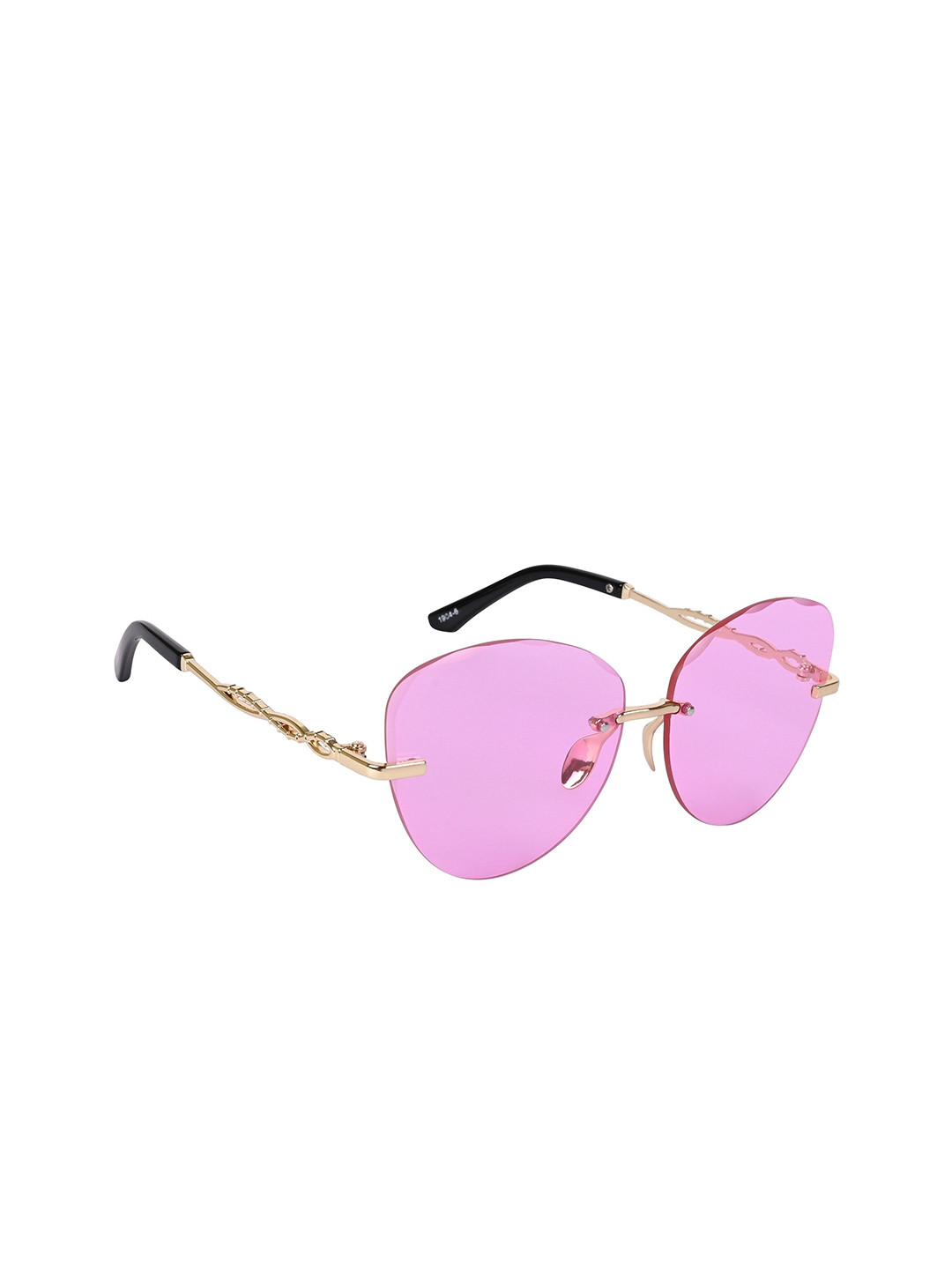 AISLIN Women Cateye Sunglasses with UV Protected Lens ES_14928-89-AS-19046-PUR-GLD-CE