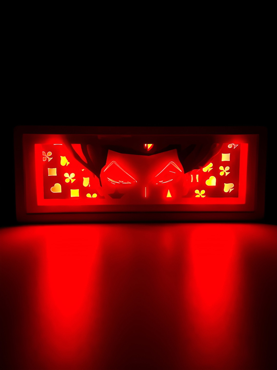 COMICSENSE Bleach Anime Magician Face Textured Acrylic Rectangle Table Lamp