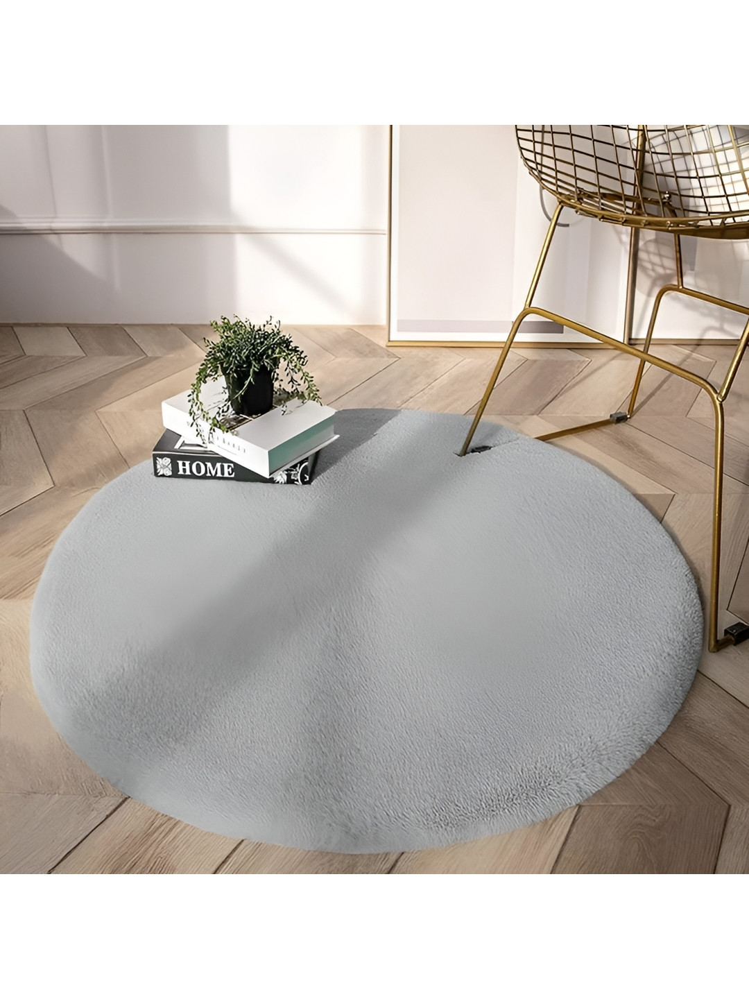 Cottonfry Grey No Shredding Woollen Carpet