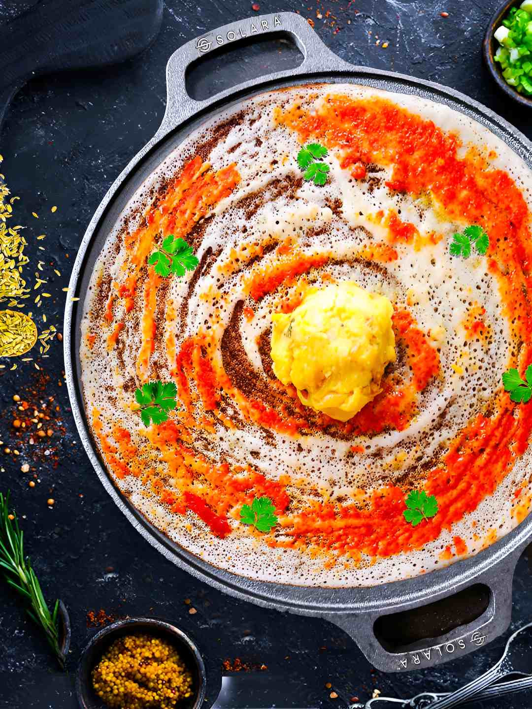 Solara Cast Iron Dosa Tawa