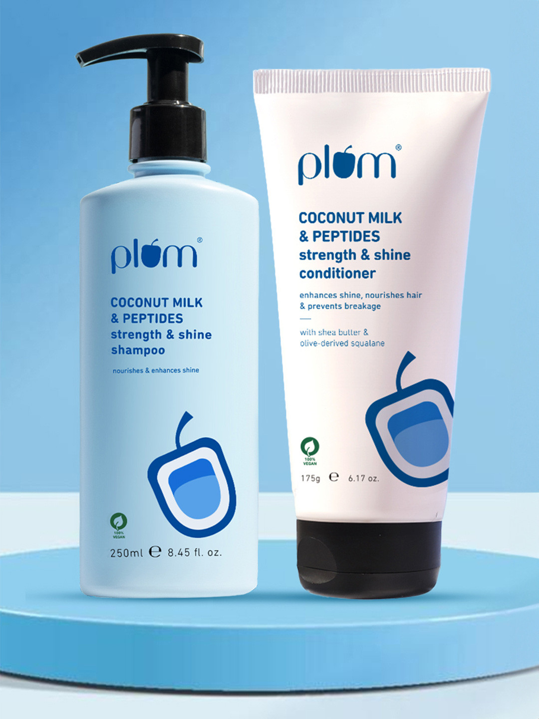 Plum Coconut Milk & Peptides Hair Care Combo
