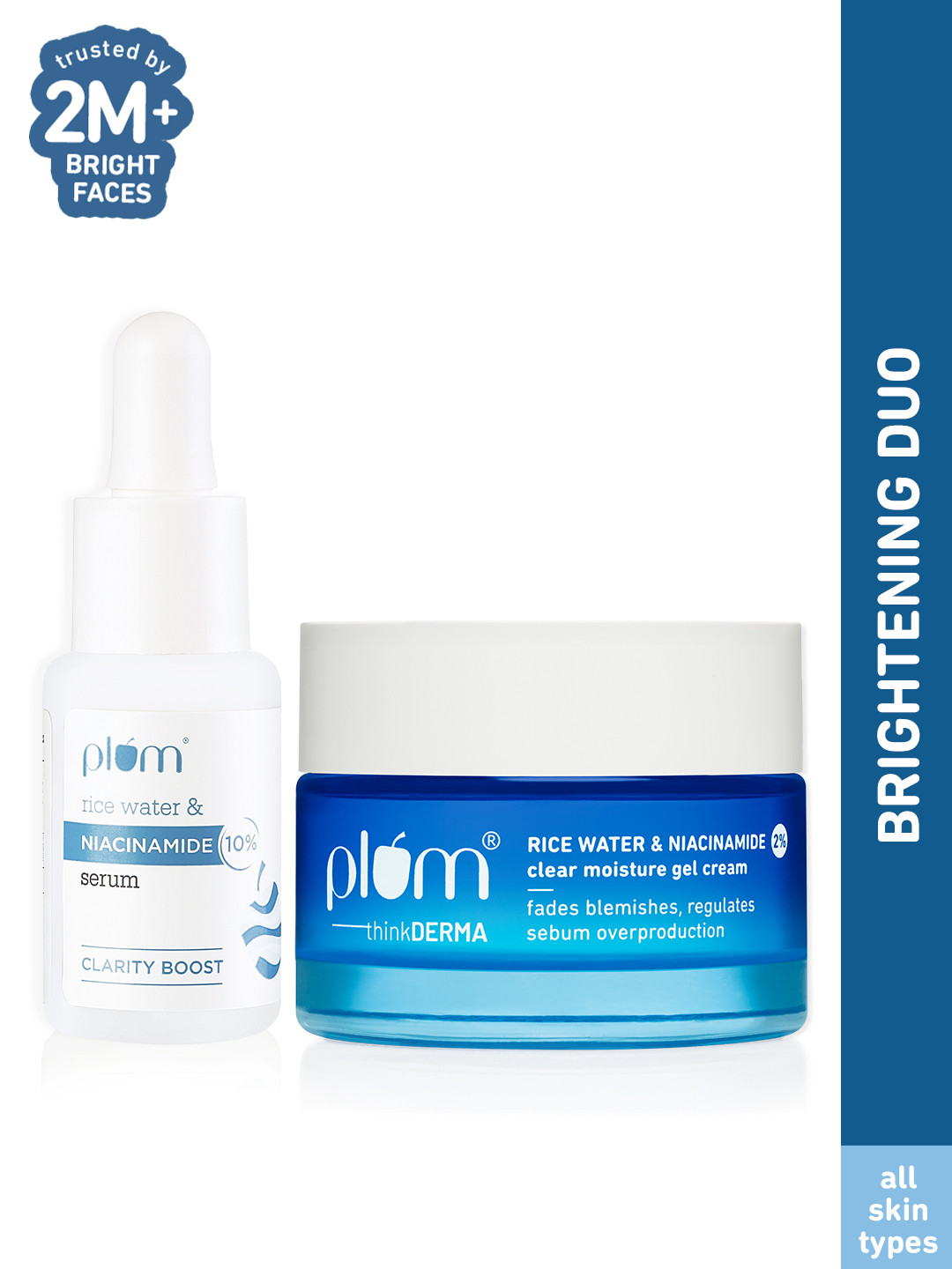 Plum Niacinamide & Rice Water Skin Care Duo