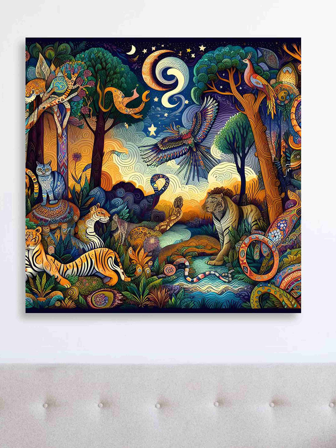 Aura Canvas Wall Square Paintings Wall Art - 24x24In