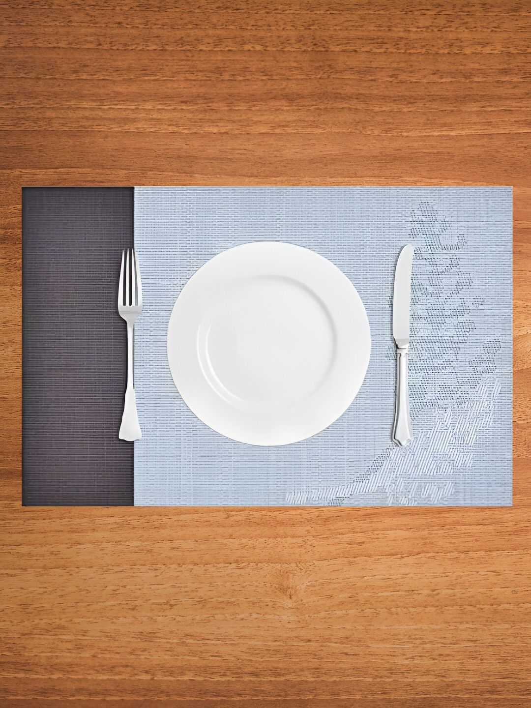 YELONA Light Blue 8 Pieces Self-Designed Table Placemats