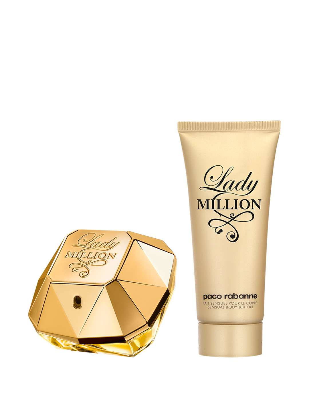 Paco Rabanne Women Set of Lady Million Eau De Parfum - 80 ml & Body Lotion - 100 ml