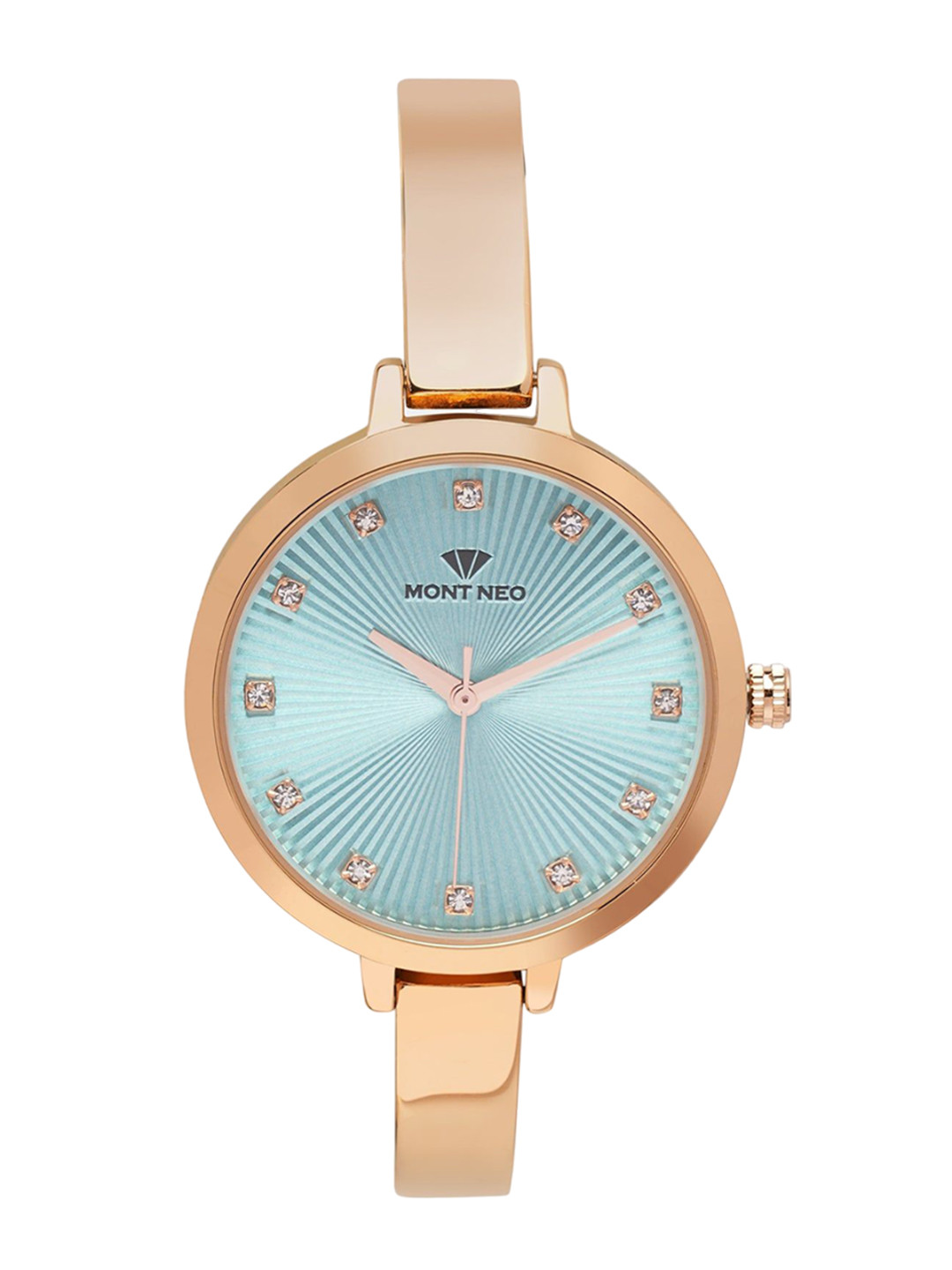 MONT NEO Women Stainless Steel Bracelet Style Straps Analogue Watch 9004T-M3317