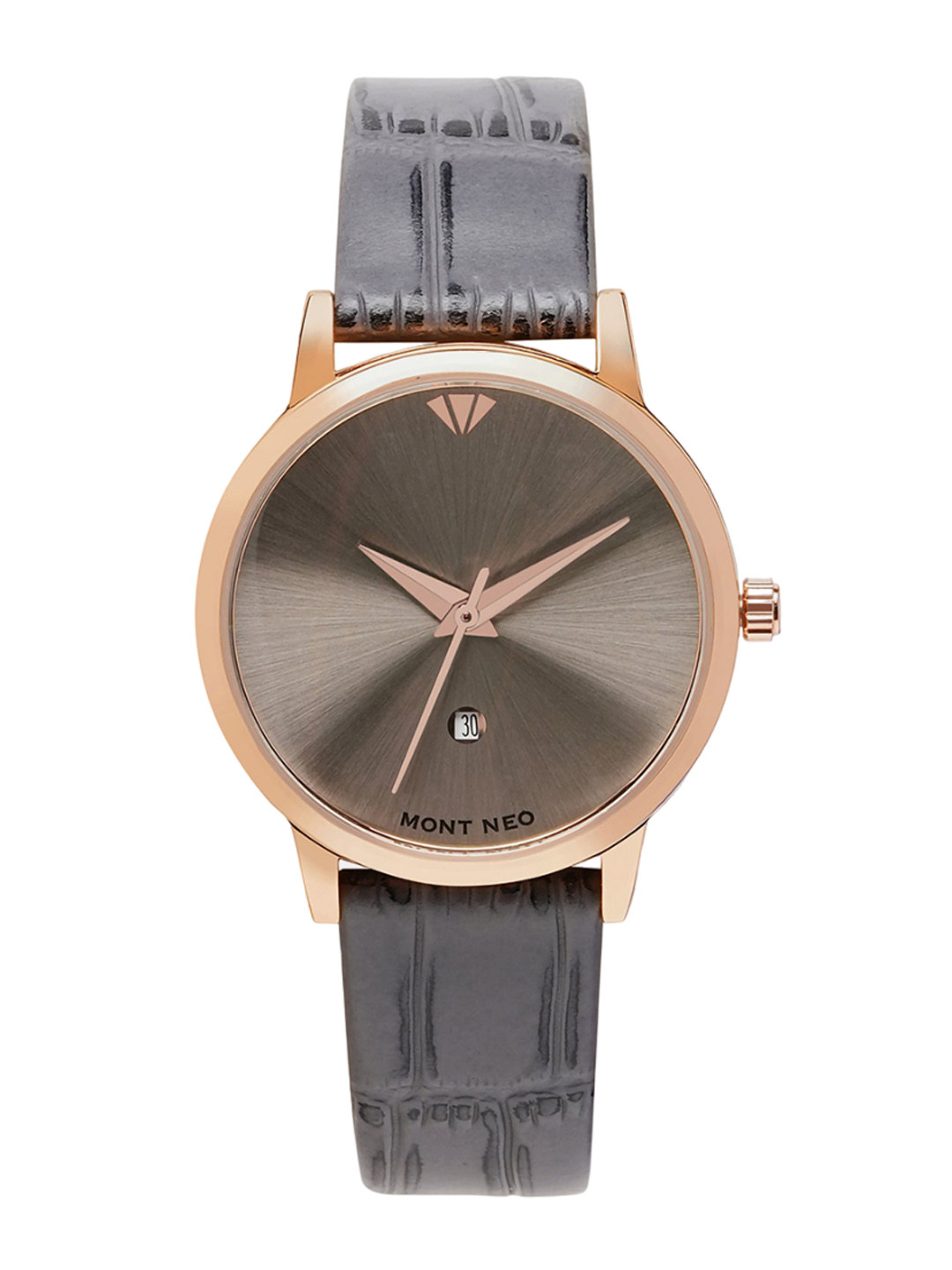 MONT NEO Women & Leather Bracelet Style Straps Analogue Watch L1034E-L3315