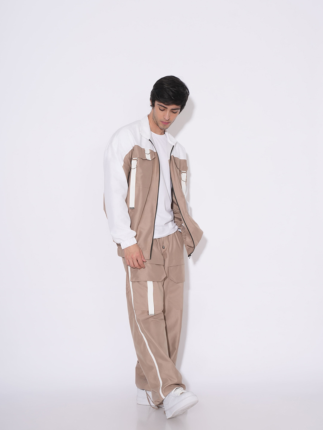 KOLORTHERAPI Colourblocked Long Sleeve Top & Jacket Co-Ords