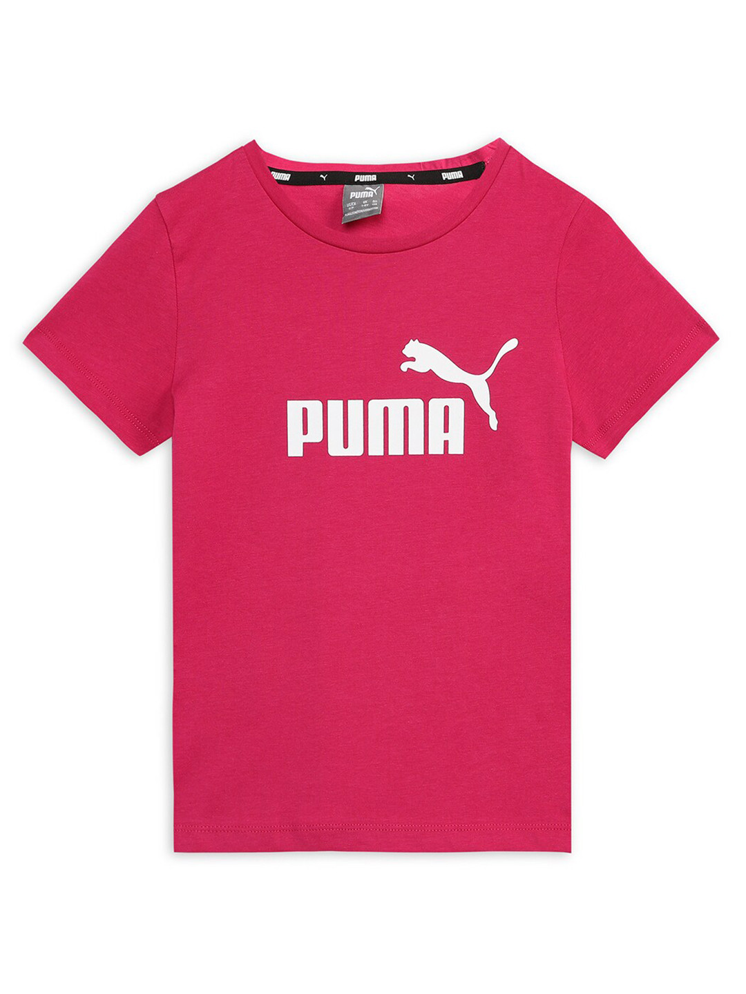 Puma Girls Ess Youth Logo Cotton Tshirt