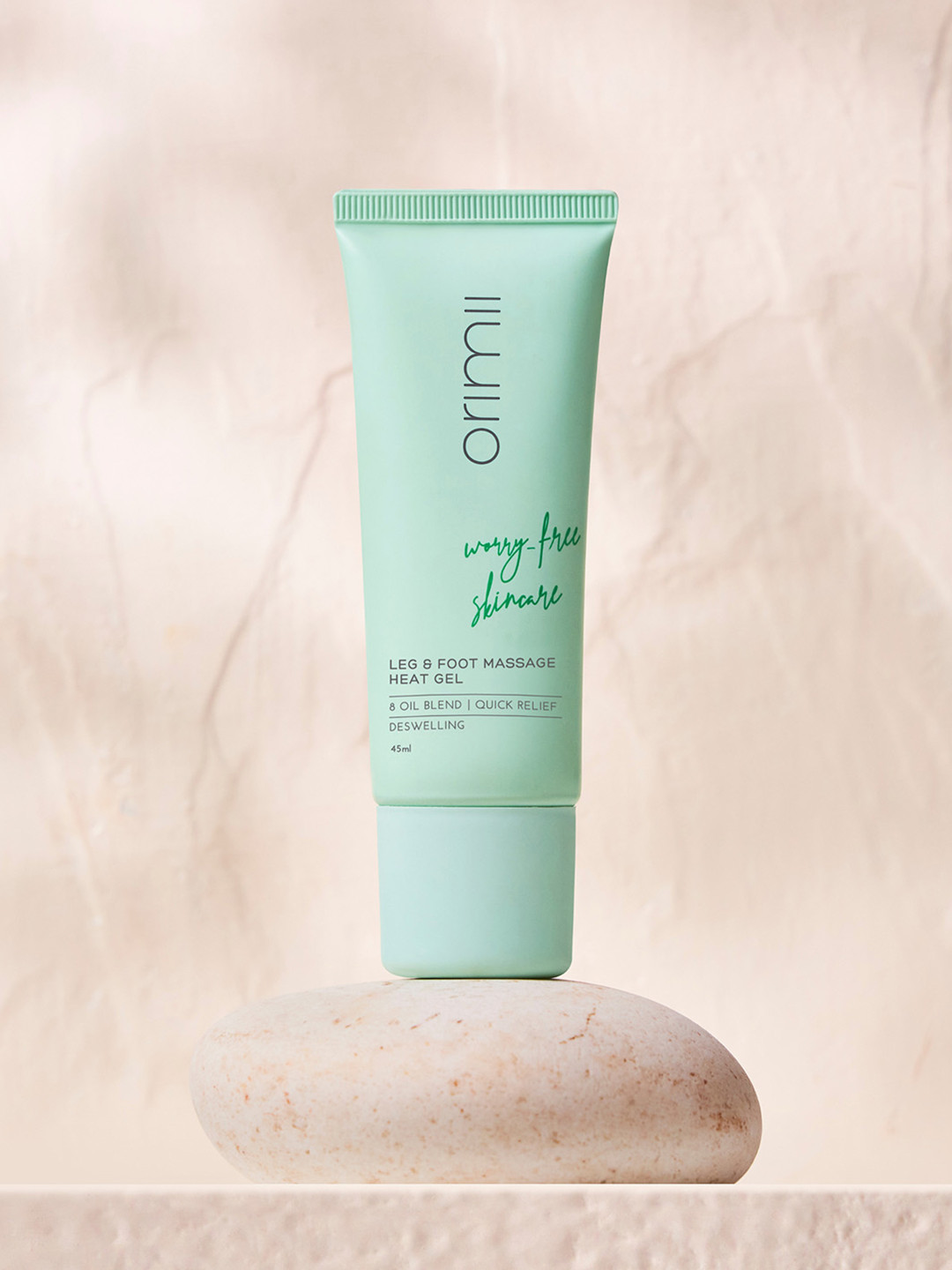 Orimii Leg & Foot Massage Heat Gel For Pain Relief With Natural Oils Pregnancy Safe- 45ml