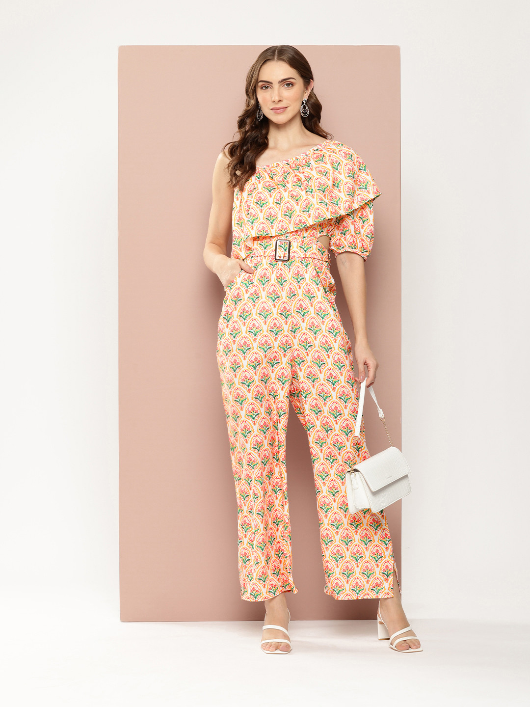 Ironic Creation Printed Basic Jumpsuit