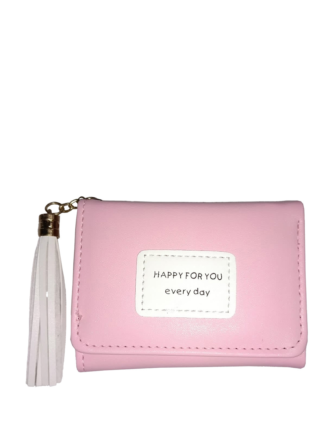 SYGA Women Applique Leather Three Fold Wallet