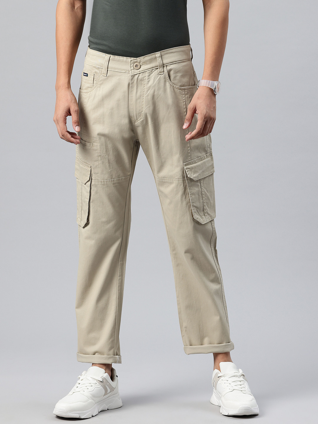 Rodamo Men Cargo Trousers