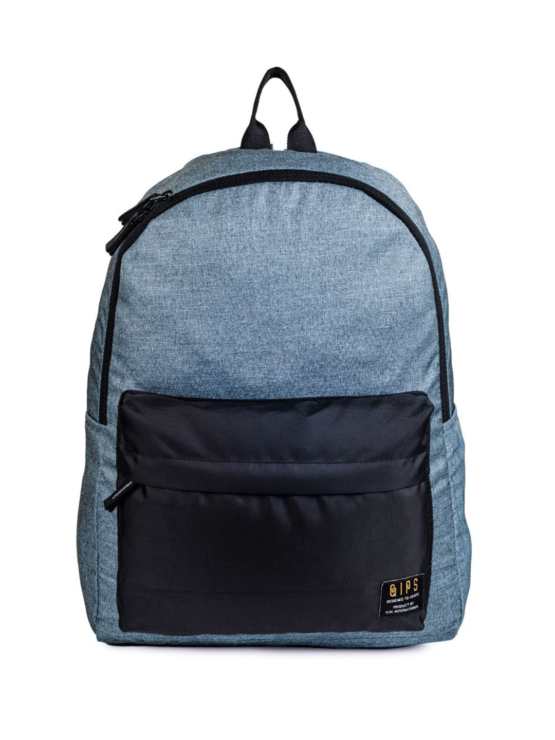 QIPS Unisex 15 Inch Contrast Detail Large Backpack