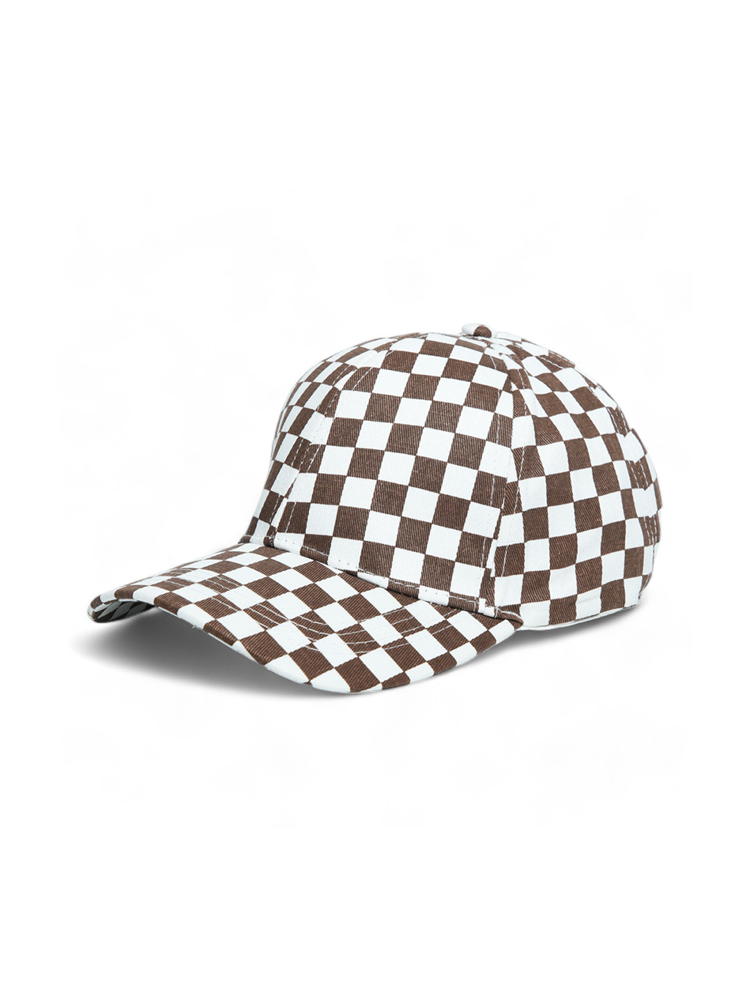CHOKORE Unisex Checkerboard Printed Cotton Baseball Cap