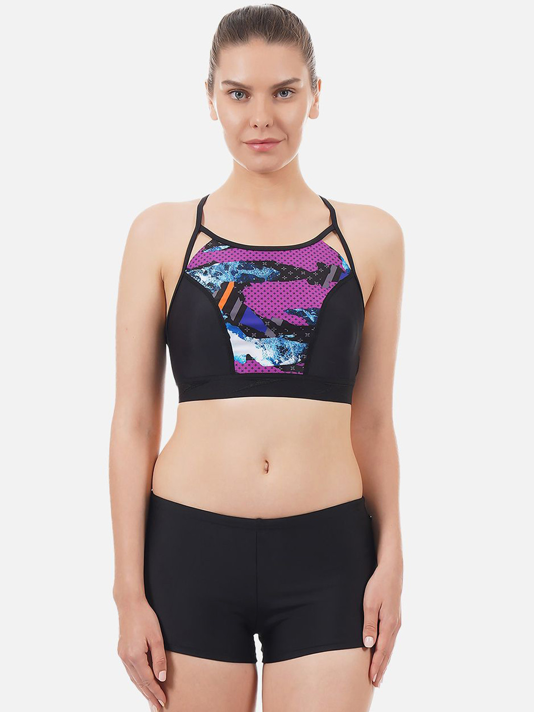 Speedo Printed Padded Swim Tops