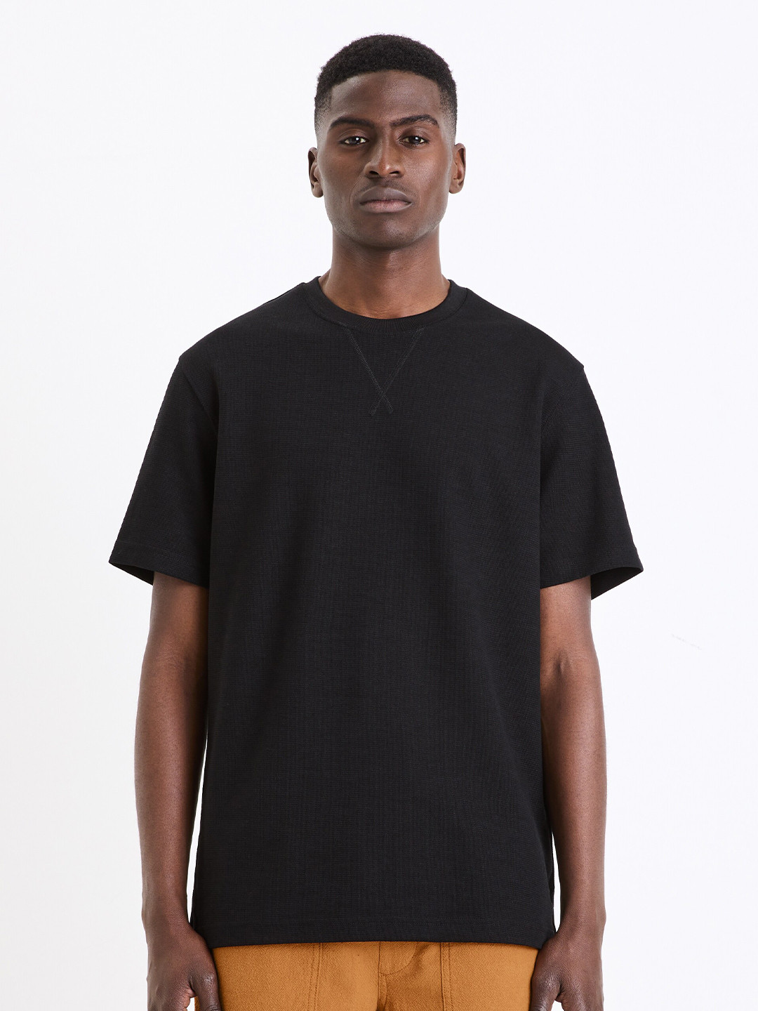 Celio Round Neck Short Sleeves Boxy T-shirt