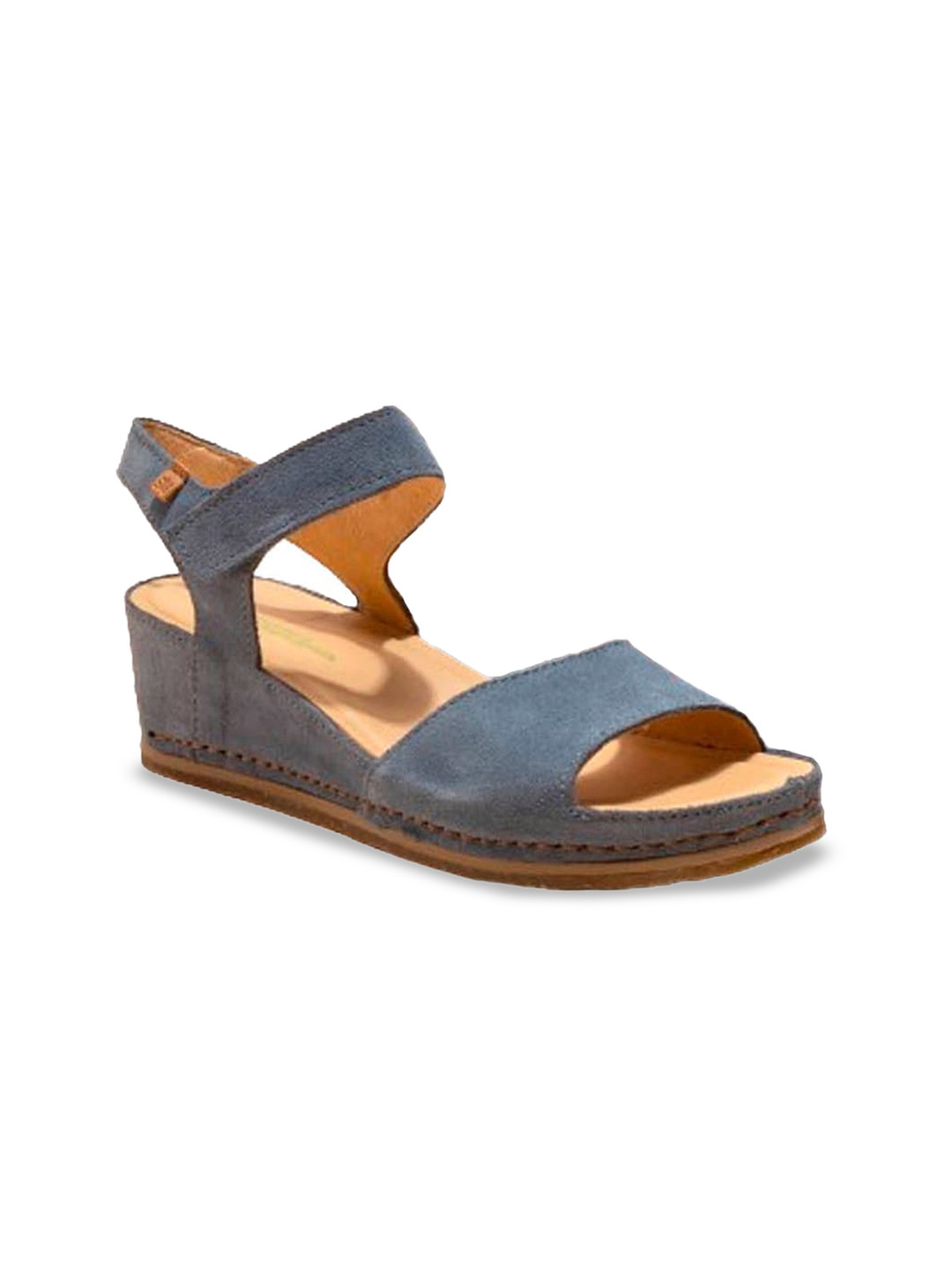 El Naturalista Wedge Leather Wedge Heels Sandals