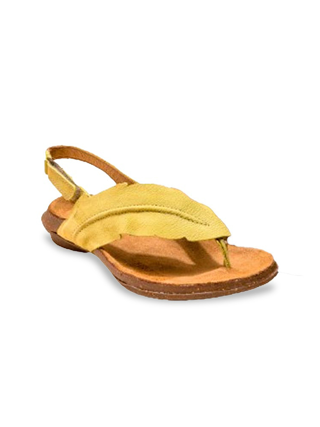El Naturalista Leather Backstrap Sandals
