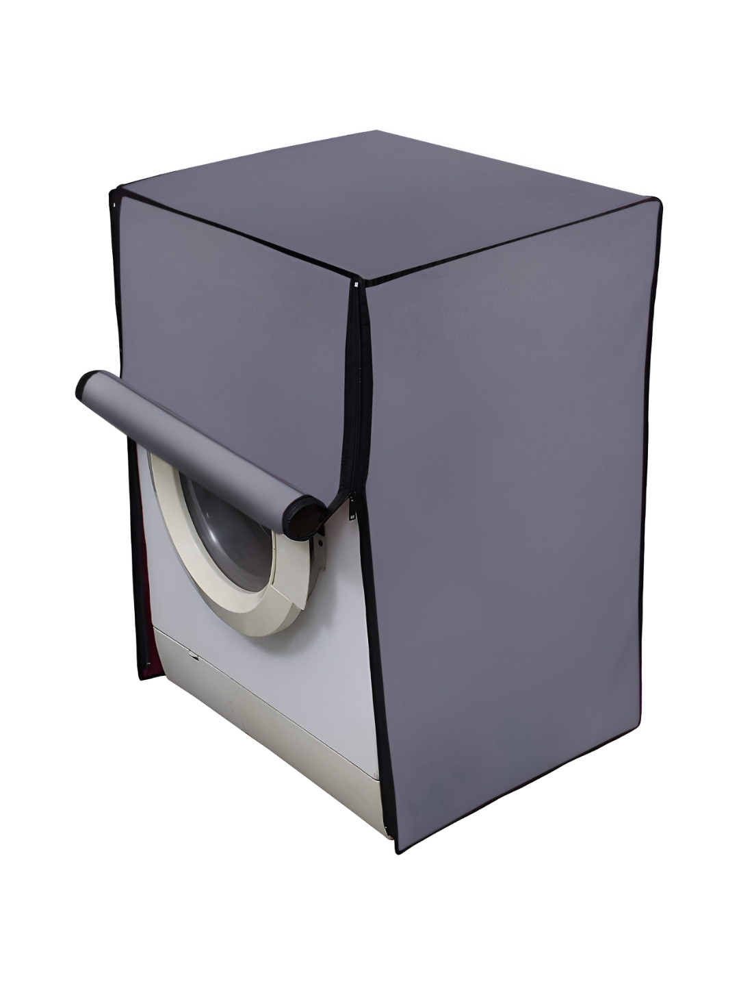 GROKI Grey Water Proof Washing Machine Cover