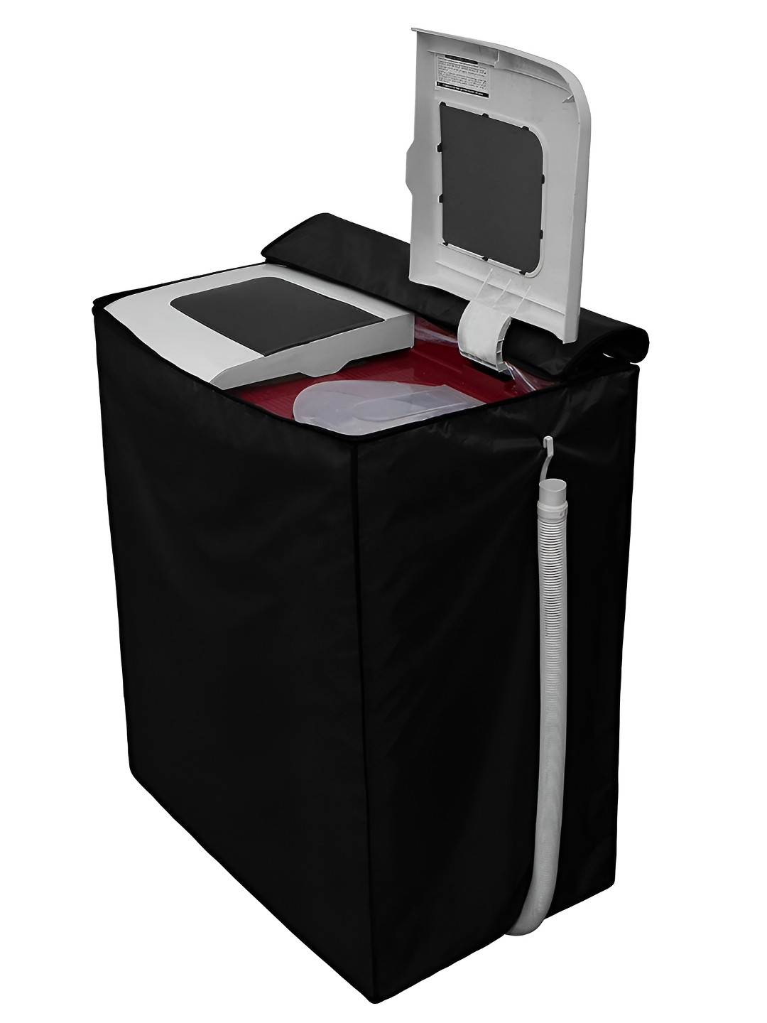 GROKI Black Waterproof Washing Machine Cover