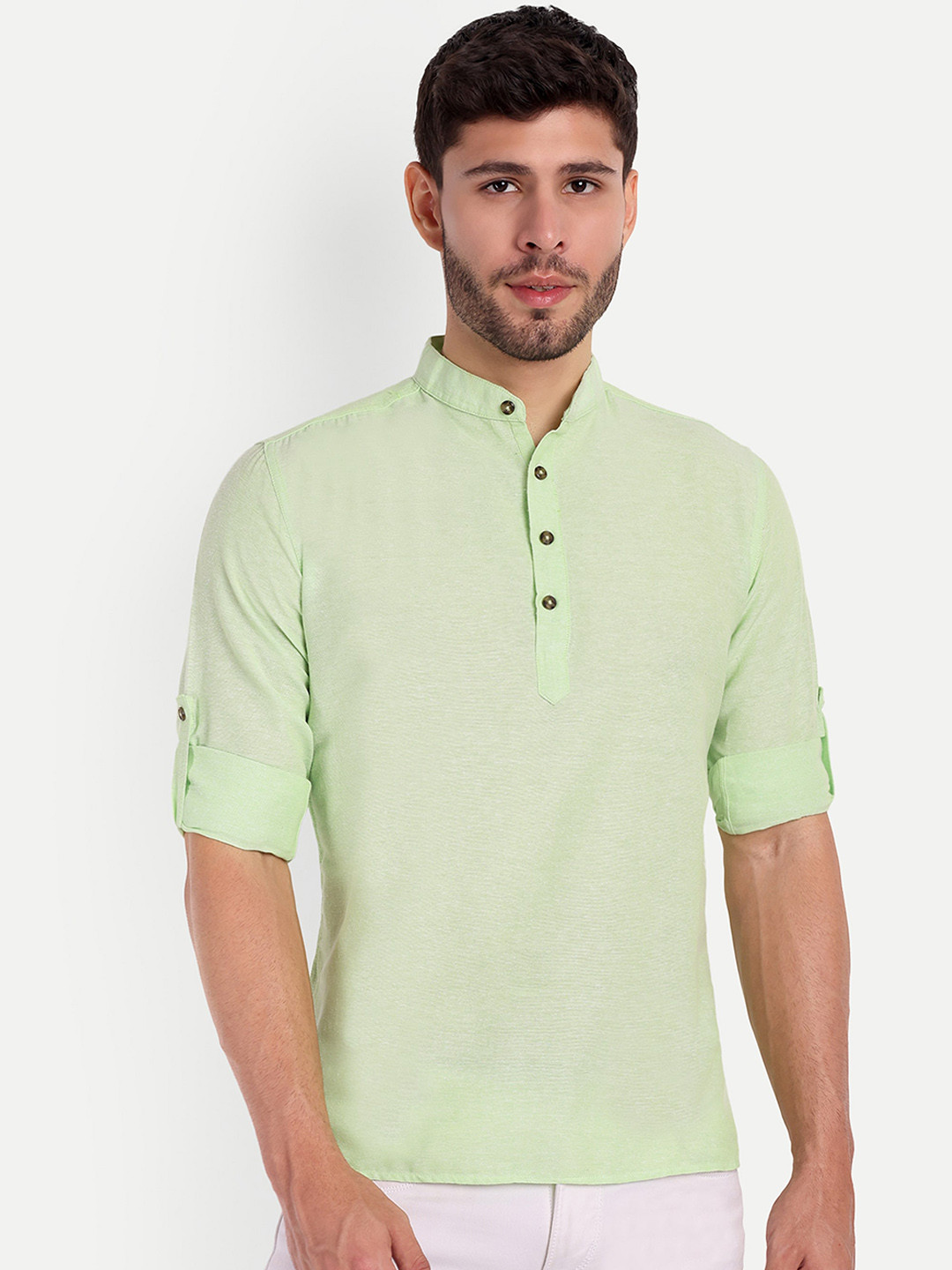 Springberry Men Thread Work Handloom Kurta