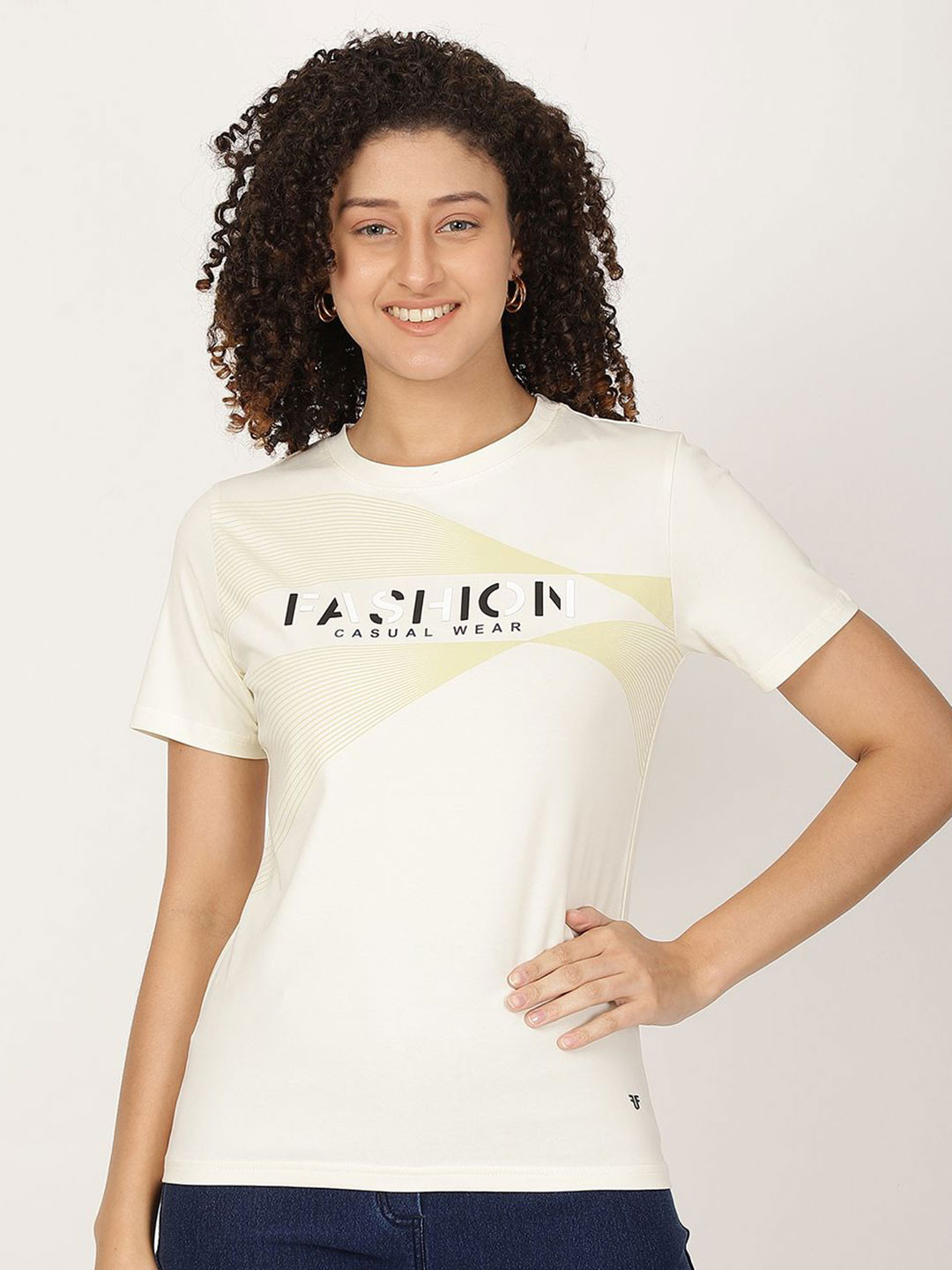 FUTURO summer t shirt collection Women Typography Printed Round Neck T-shirt