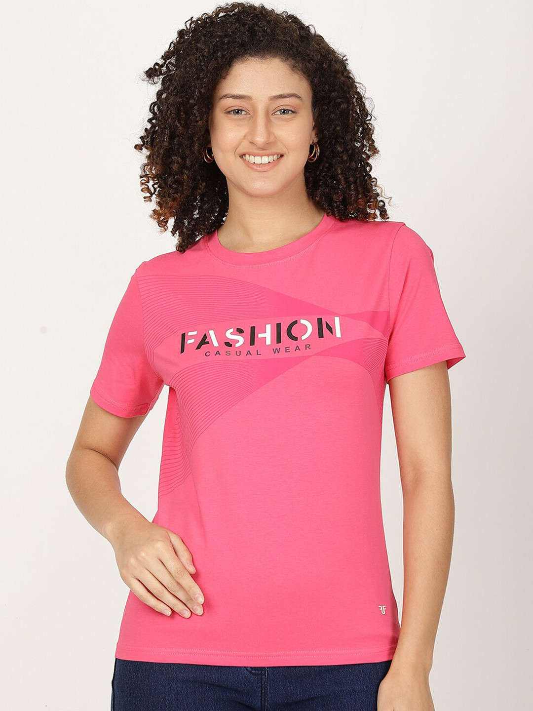 FUTURO Typography Printed Cotton T-shirt