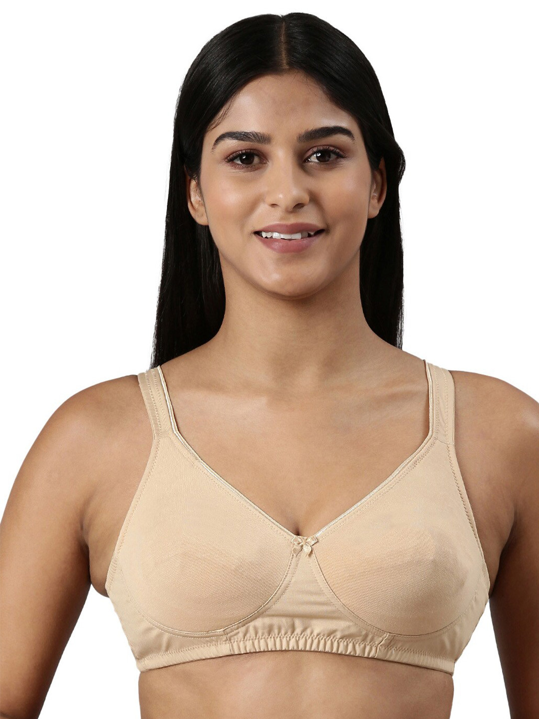 Blossom Double Layered Non Padded Non Wired Moon Shaper Everyday Circlet Bra