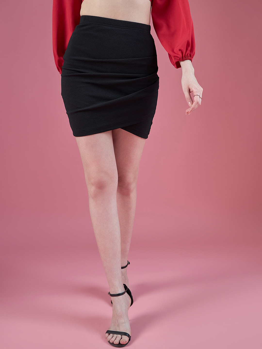 DressBerry Wrap Pencil Skirt