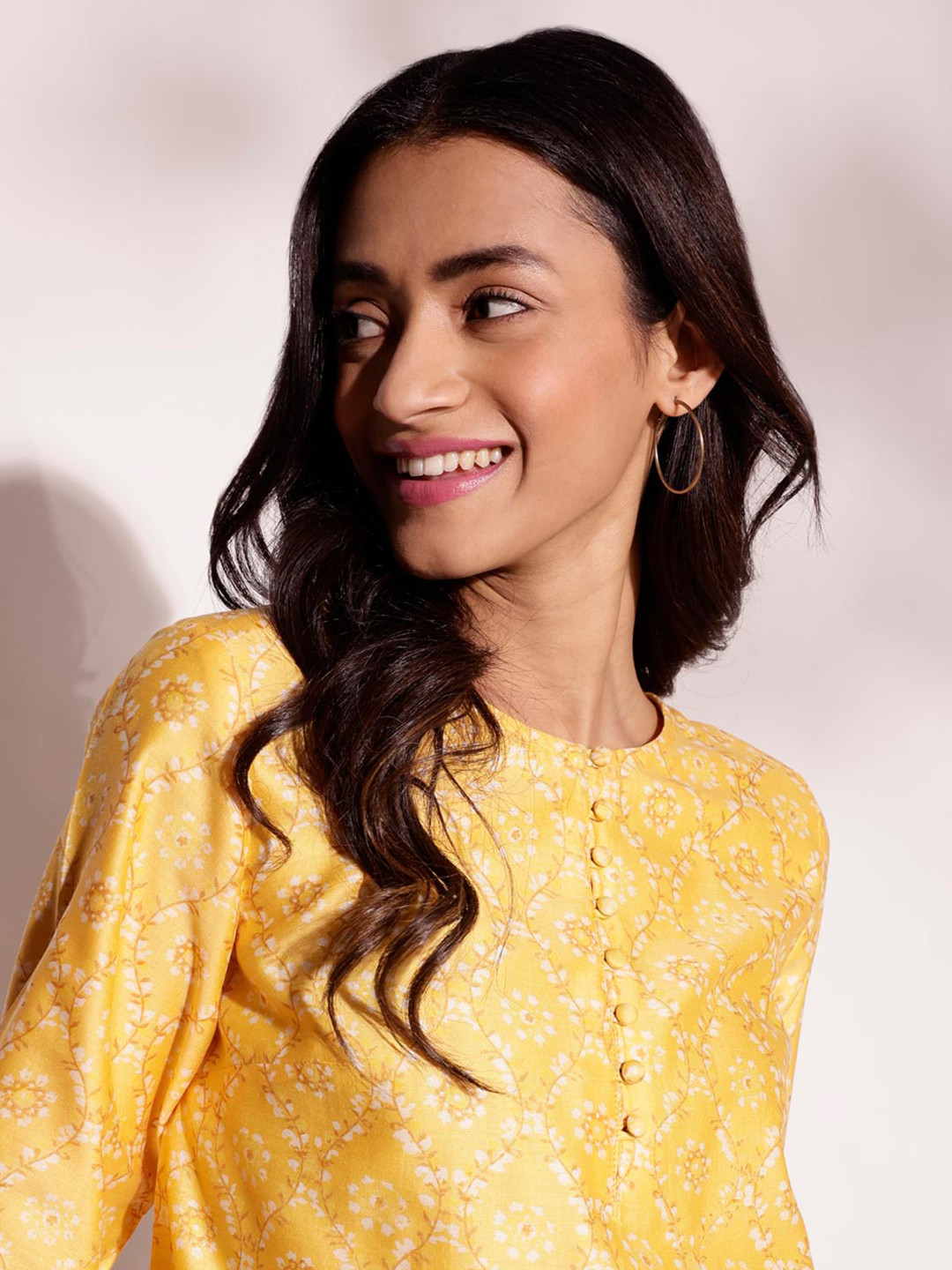 Fabindia Printed Cotton Silk Tunic