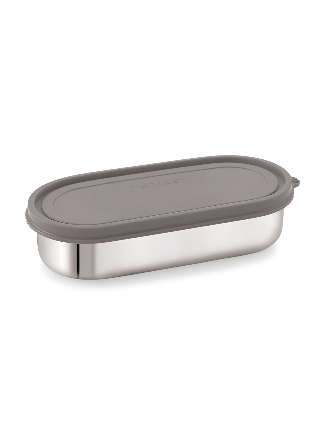 MAGNUS Easy Lock Deep Prime Airtight Leakproof Stainless Steel Lunch Box With Spoon & Fork