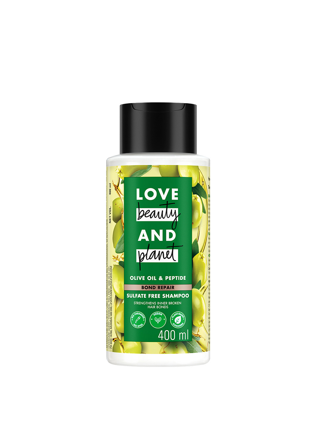 Love Beauty & Planet Olive Oil & Peptide Bond Repair Sulfate Free Shampoo - 400ml