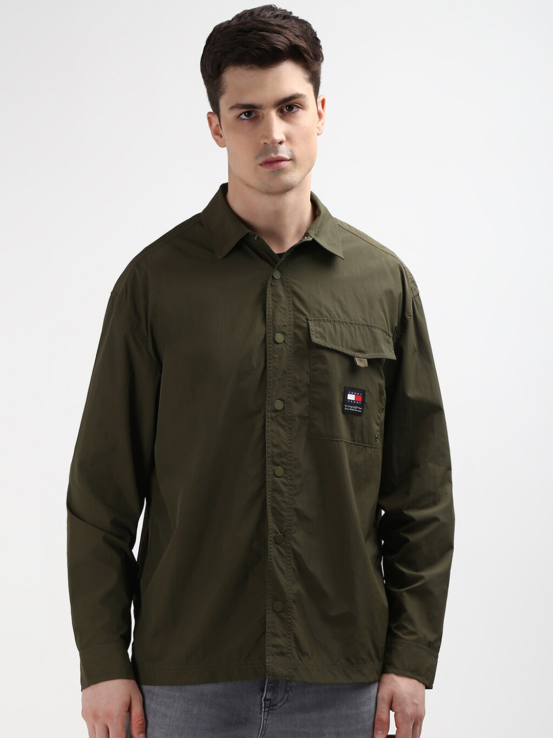 Tommy Hilfiger Spread Collar Shacket