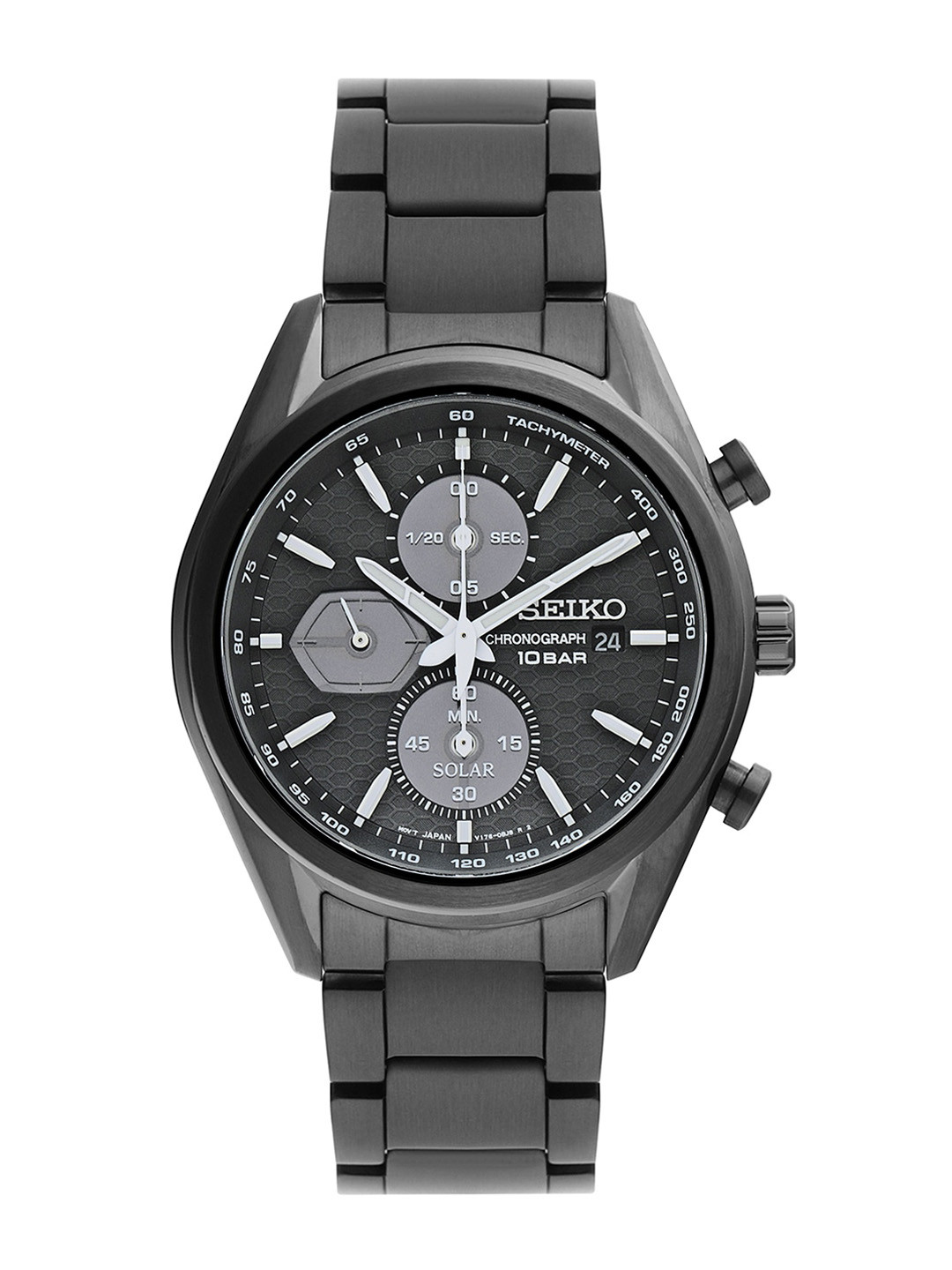 SEIKO Men Round Dial Bracelet Style Straps Analogue Motion Powered Watch SSC773P1-01