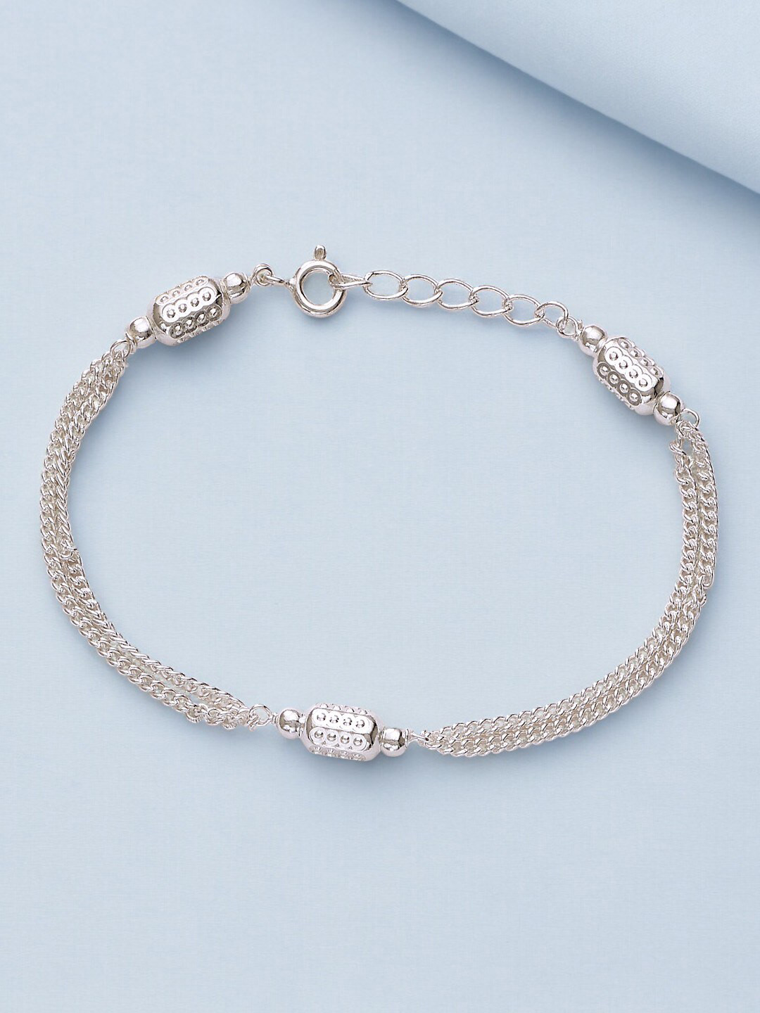 Taraash Women Sterling Silver Casual Link Bracelet