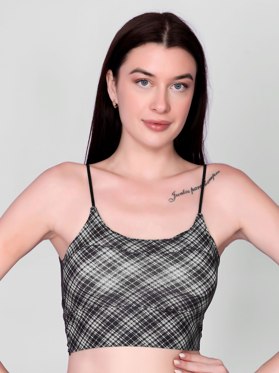 DEALSEVEN FASHION Women Checked Full Coverage Beginners Bra