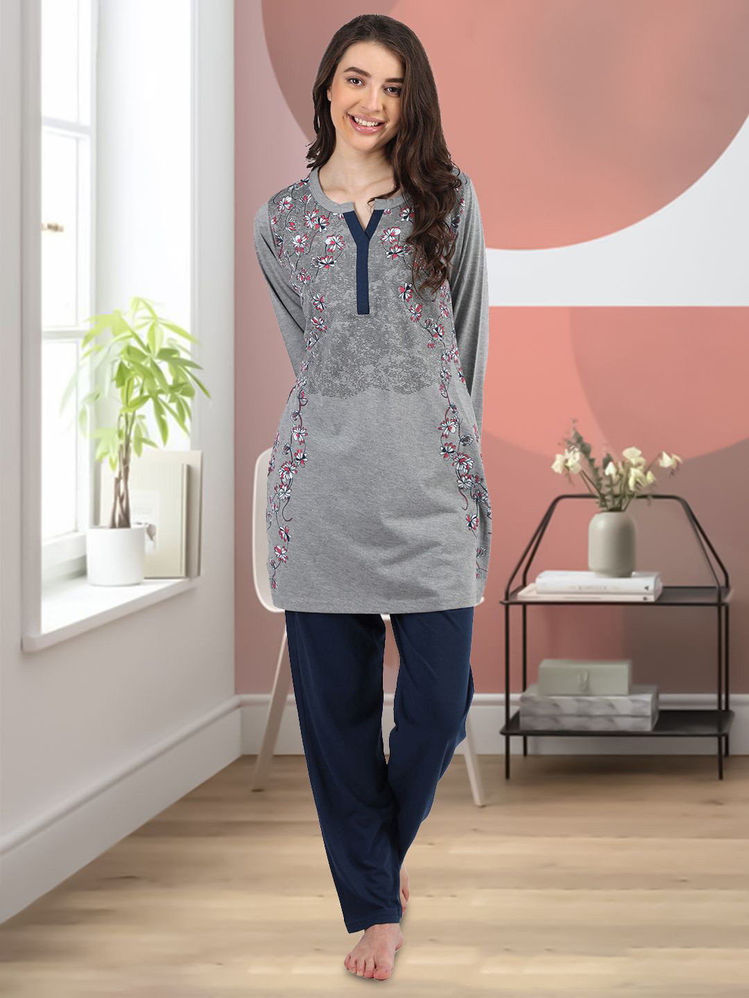 Duchess Women Printed Night suit