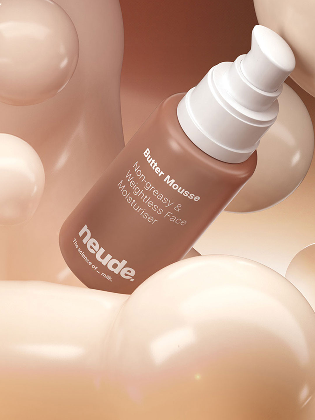 Neude Skin Butter Mousse Non Greasy & Weightless Face Moisturizer - 50ml