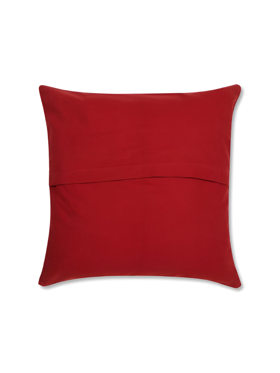Fabindia Red & Blue Geometric Cotton Square Cushion Covers