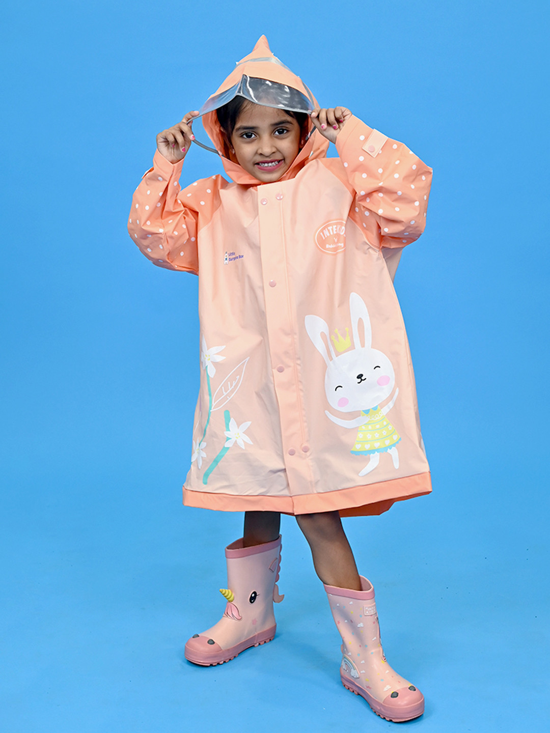 Little Surprise Box LLP Kids Printed Waterproof Rain Jacket
