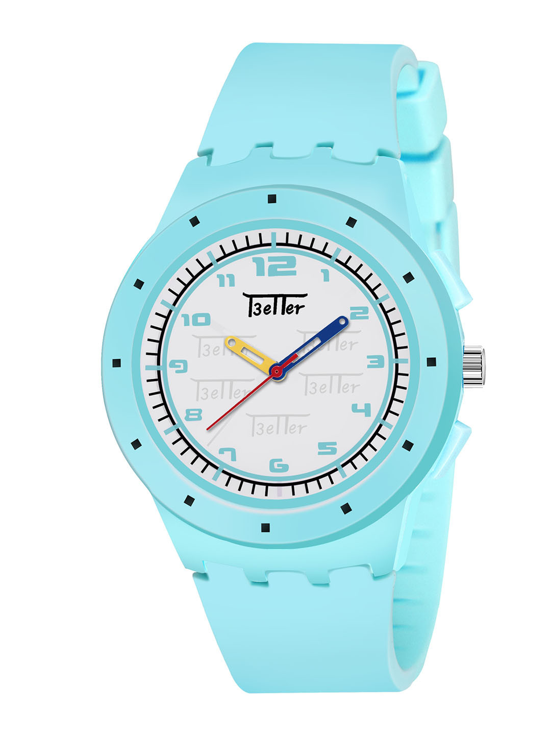 YOUNG MISSION Kids Dial & Straps Analogue Watches Better Watch 1220 Sky Blue 01