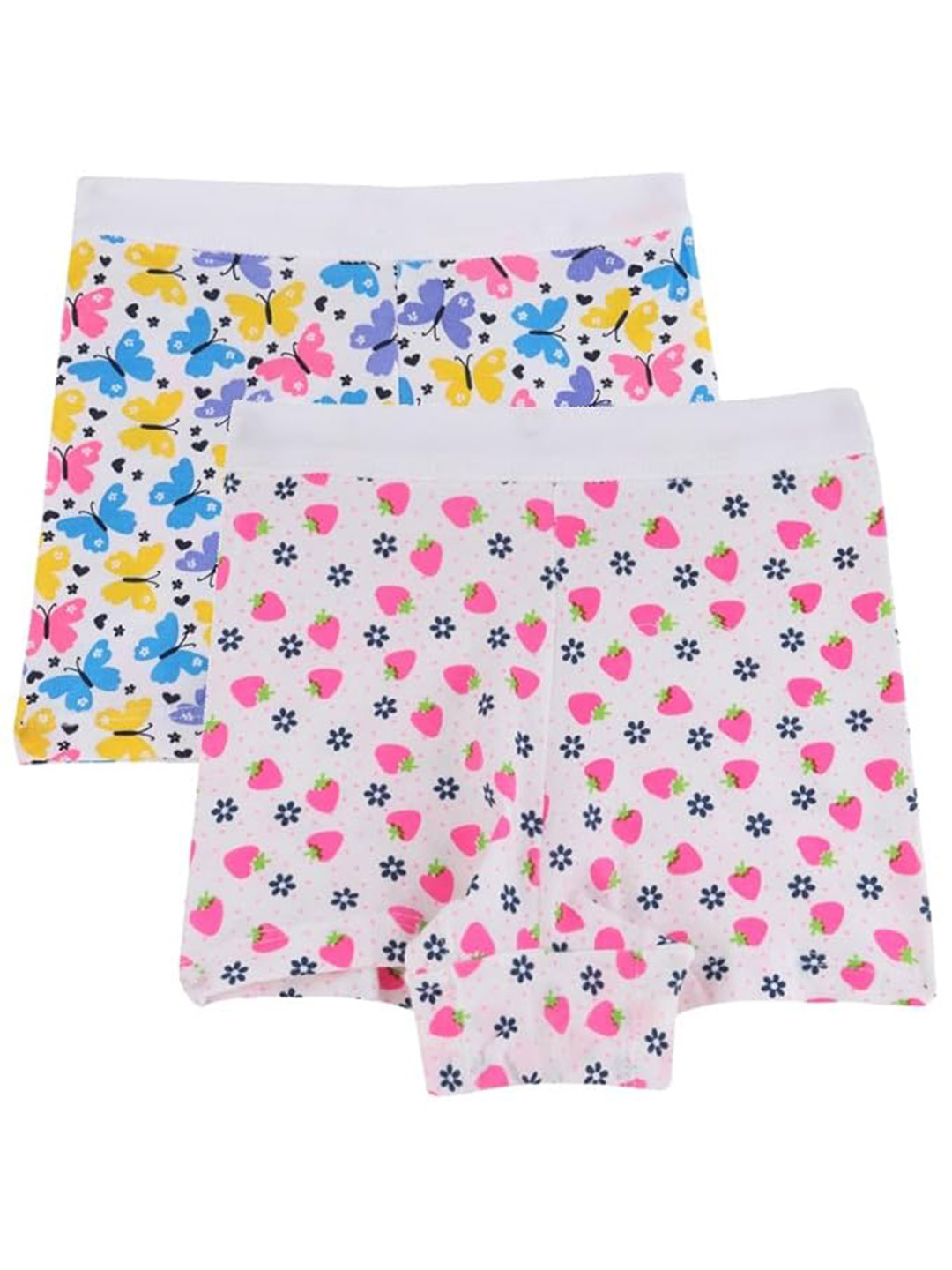 Bodycare Kids Girls Assorted Printed Shorts Pack Of 2