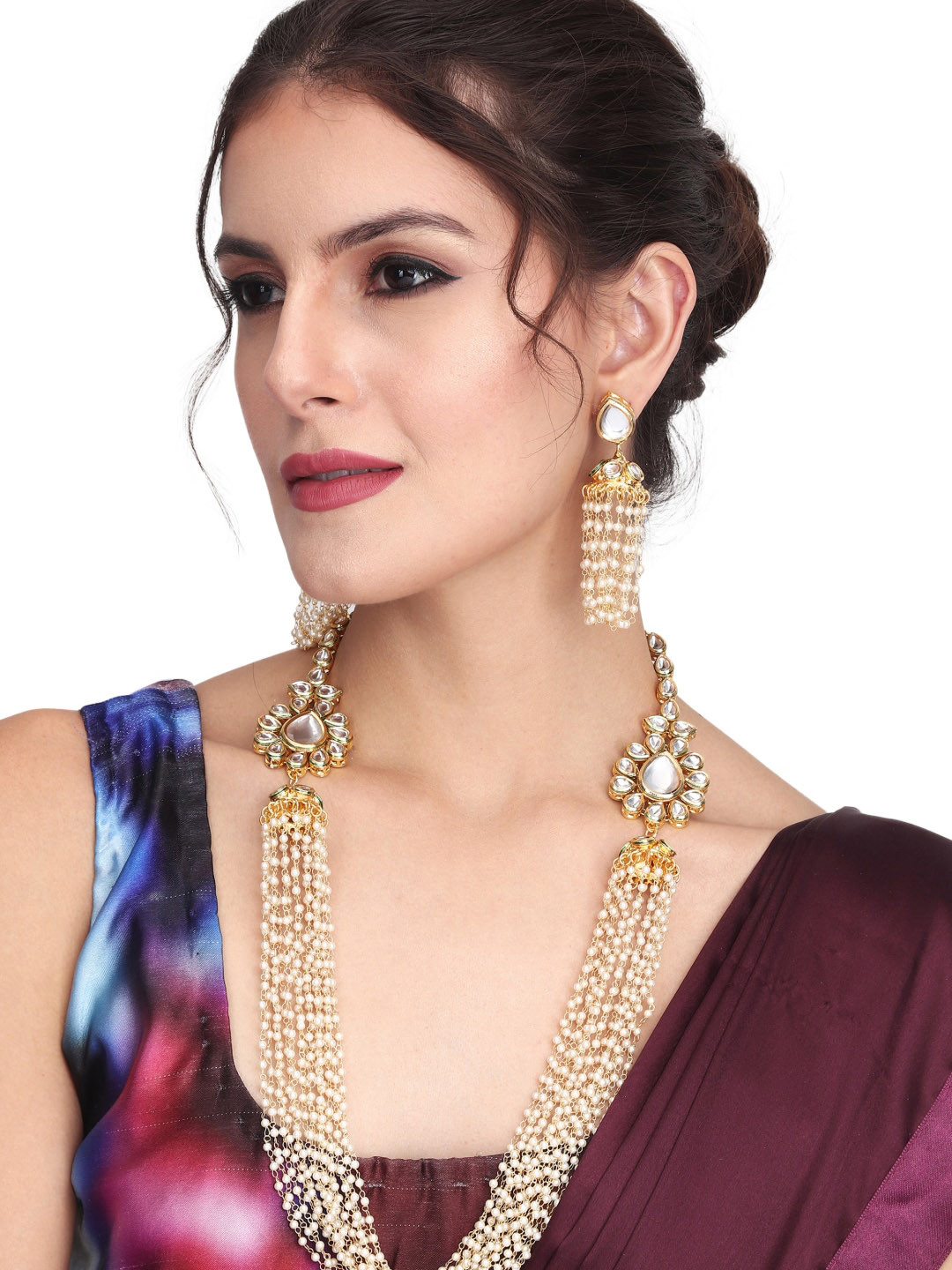 Anvik Gold-Plated Glass beaded  Jewellery Set