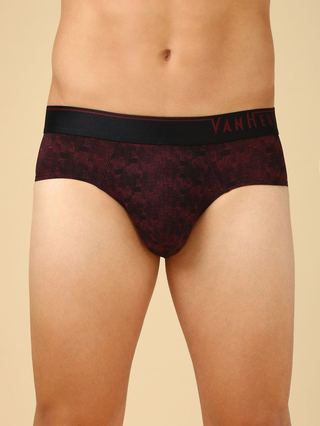 Van Heusen Innerwear Men Printed 4 Way Stretch And Body Defining Fit Brief