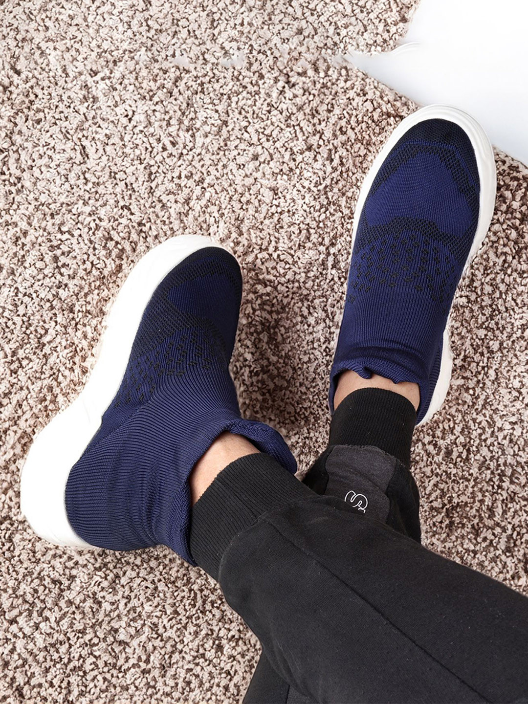 Bxxy Men Mesh 3 Inch Hidden Elevator Running Non-Marking Shoes