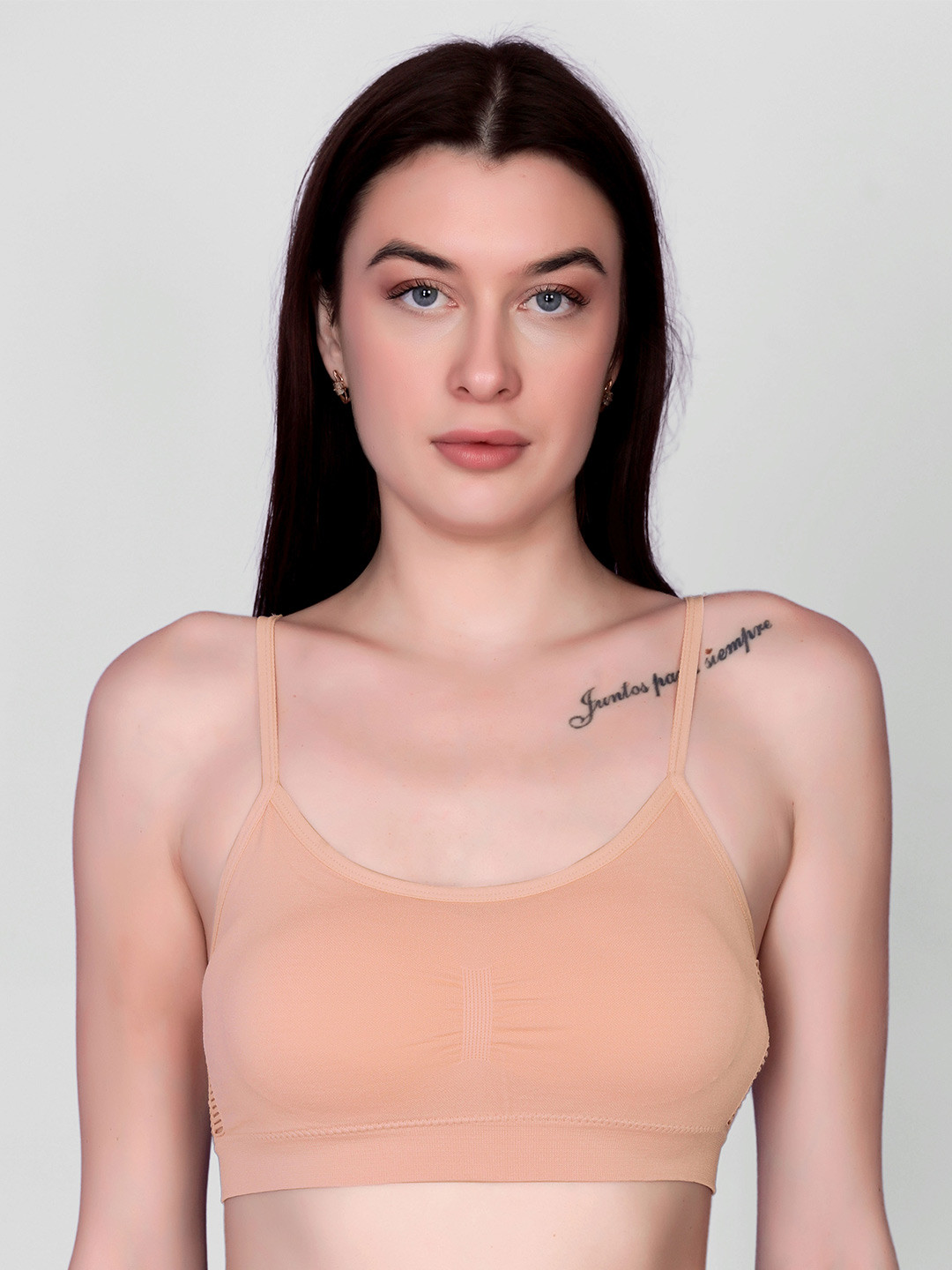 DEALSEVEN FASHION Sold Removable Padding Full Coverage Workout Bra