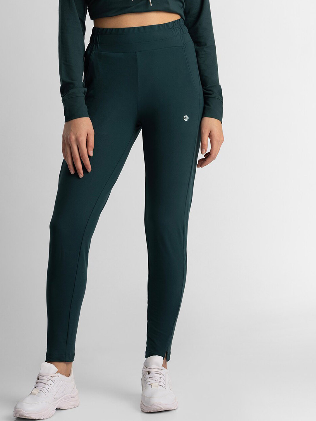 Van Heusen Women Green Track Pants
