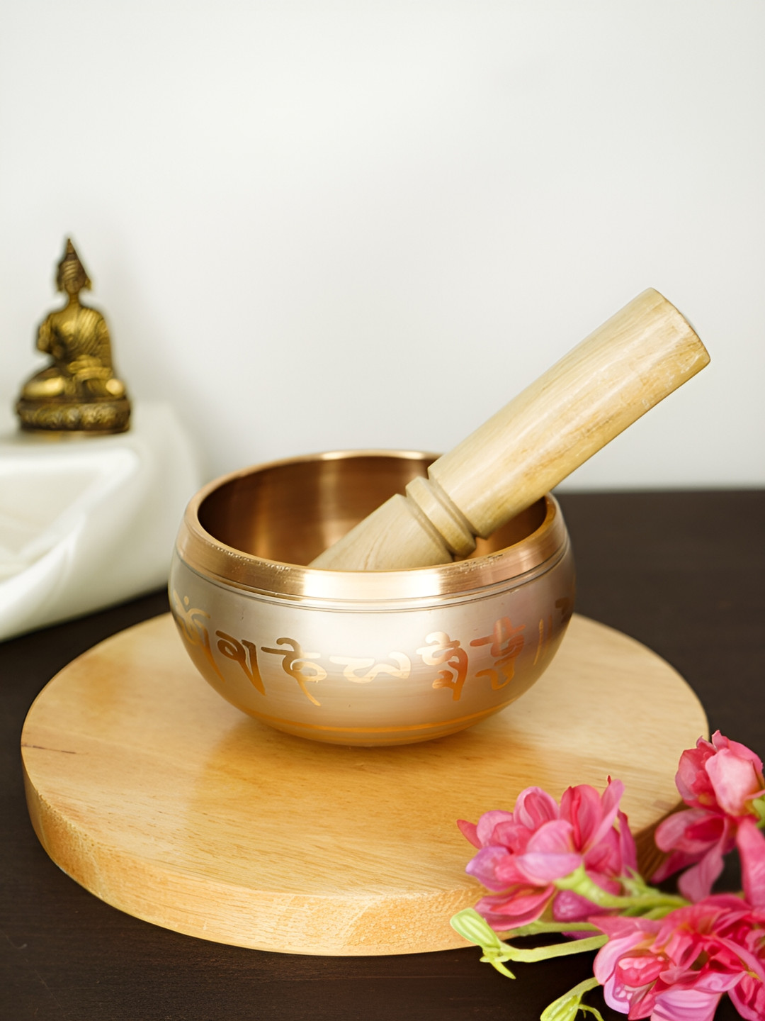 Ekhasa Beige Tibetan Meditation Singing Bowl