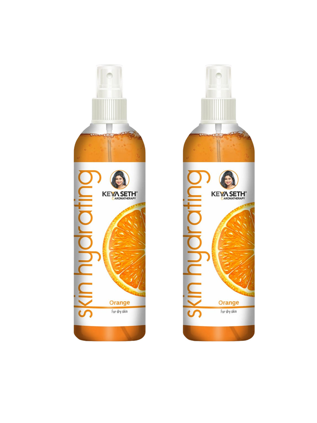 KEYA SETH AROMATHERAPY  Set Of 2 Skin Hydrating Orange Toner For Brightening & Hydrating - 200ml Each